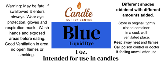 Blue Liquid Candle Color Dye