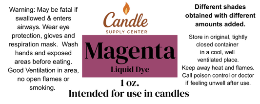 Magenta Liquid Candle Color Dye