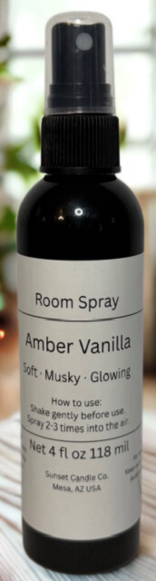 Amber Vanilla Room Spray